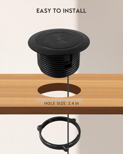 Chargeur de bureau rétractable pour éliminer les câbles emmêlés
