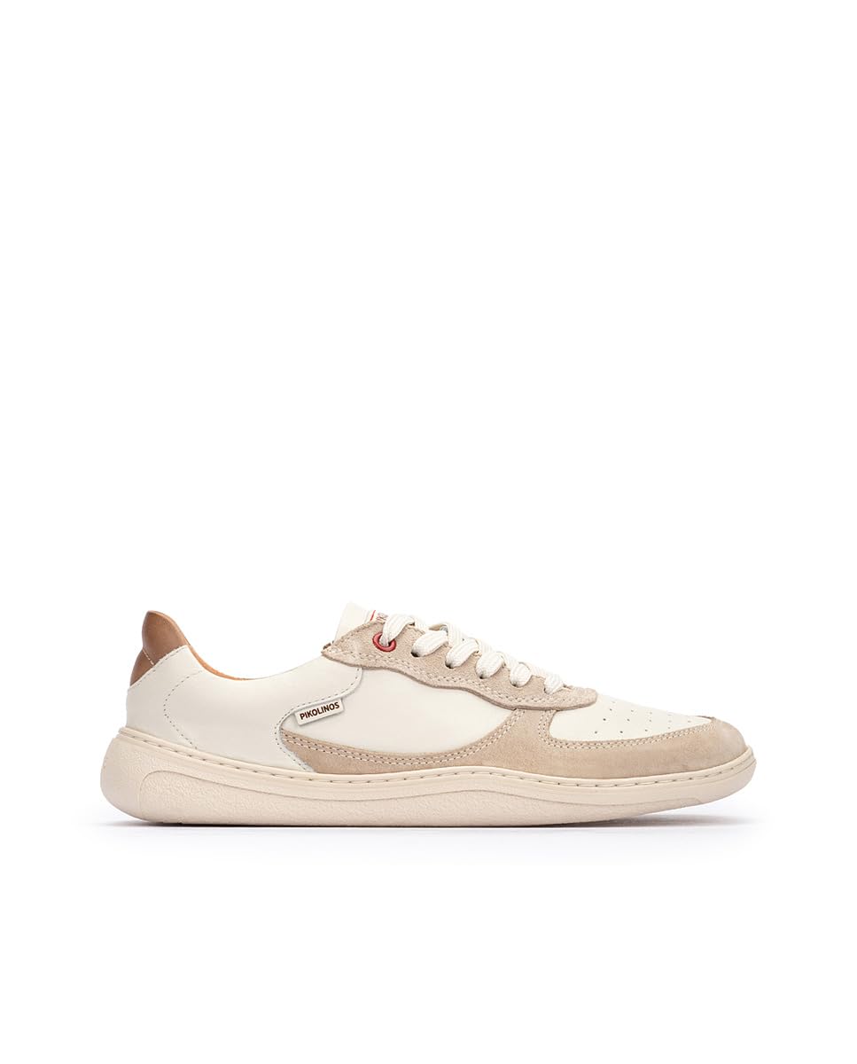 Pikolinos Aranjuez Deportivos Barefoot Unisex | en Cuero | Plantilla Extraíble | Talla EU 35-47