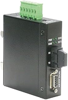 ROLINE 21131141 Industrial Converter RS232 - Multimode Glass Fibre"SC" Black