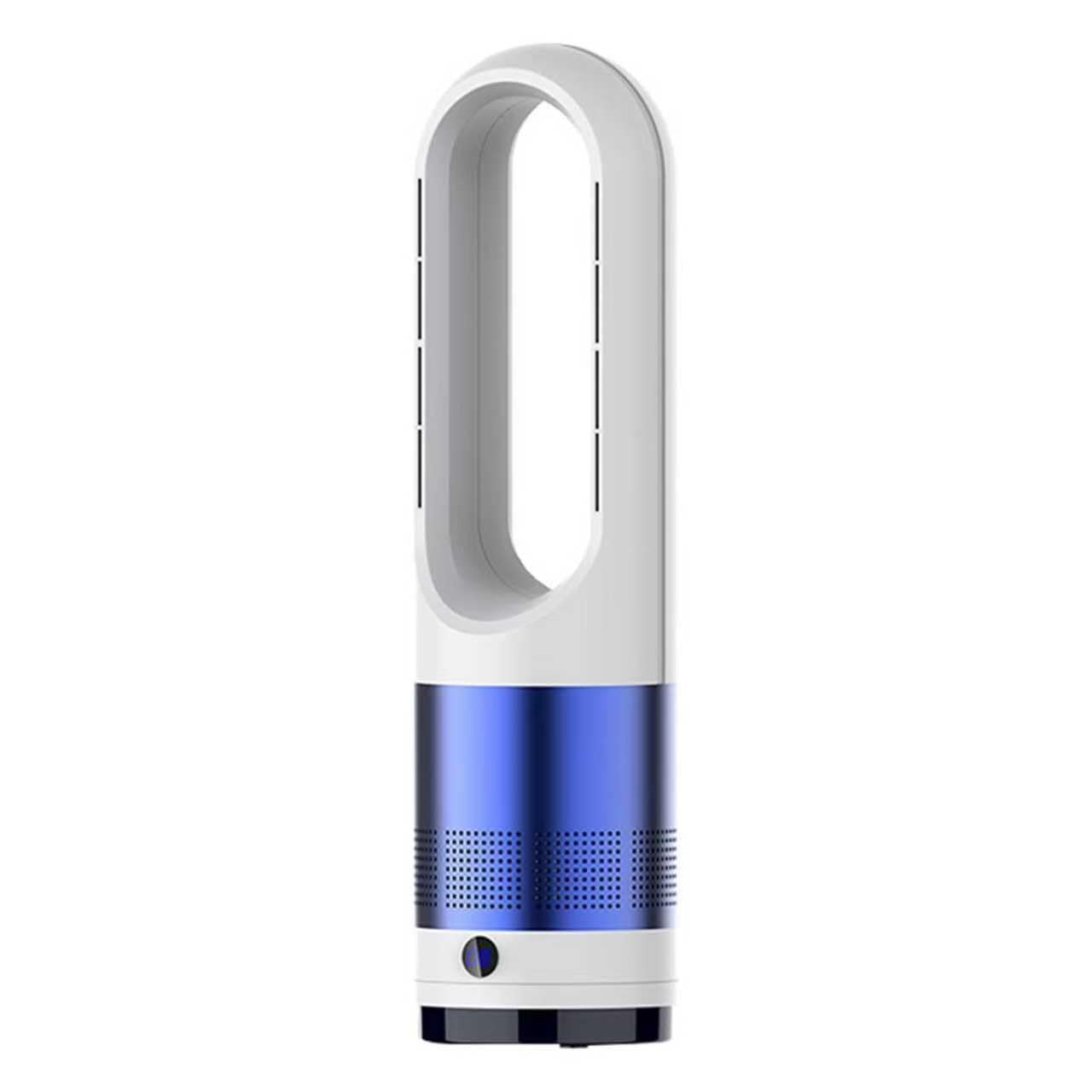 Ventilateur sans pales 1400W bleu pour réguler et purifier l'air de la maison
