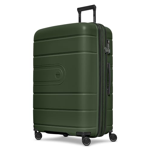 REDOLZ Hartschalen Check-in Koffer | Großer XL Trolley 51 x 32 x 76 cm mit Dehnfalte aus hochwertigem, leichtem Polypropylen | 4 Doppelrollen & TSA (Essentials 11)