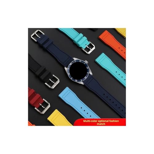 Bracelet fluororubber pour Tudor 1958 en caoutchouc premium