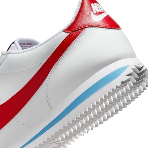 Nike Nike Men's Cortez Sneakers, White/Varsity Red/Varsity Blue, 11 Medium US