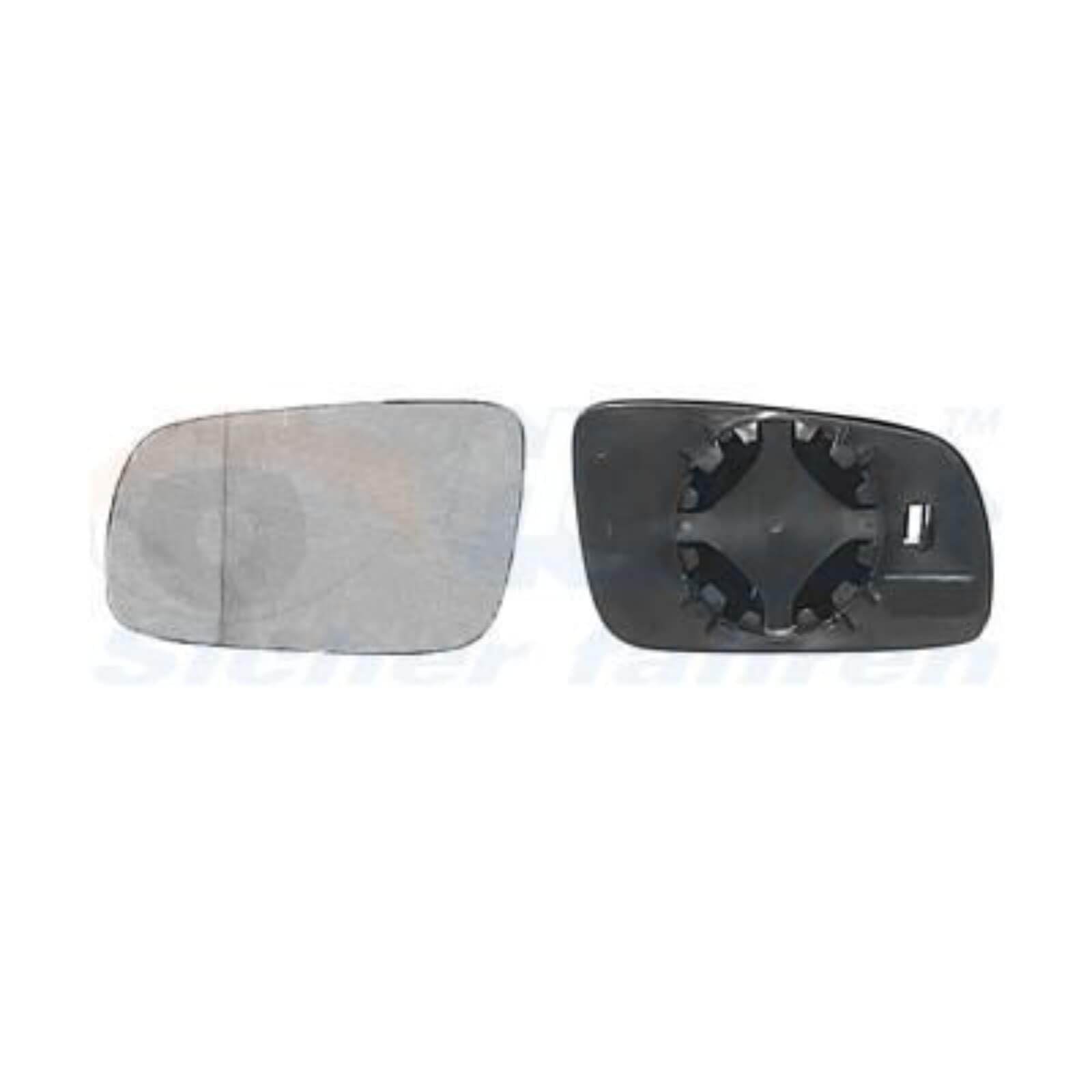 VAN WEZEL 5817813 Rétroviseur extérieur Rétroviseurs complets asphérique ajustable de l'intérieur Ajustage par câble gauche Compatible avec VW Lupo/Lupo 3L 6X1, 6E1, SEAT AROSA 6H