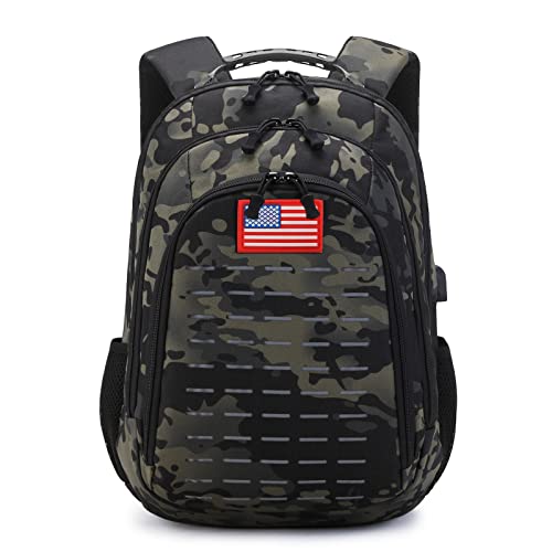 Qimailer Camo Backpack with USB