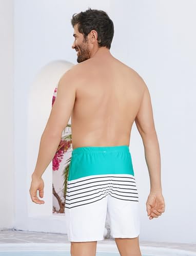 PATPAT Family Matching Swimsuits Swimwear Set for Couples Mommy and Me Striped Spliced Bathing One-Piece Swimsuits