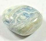 Großer Scheelit in Calcit Trommelstein/Kiesel, 2,9 x 2,8 cm, 22,43 g.