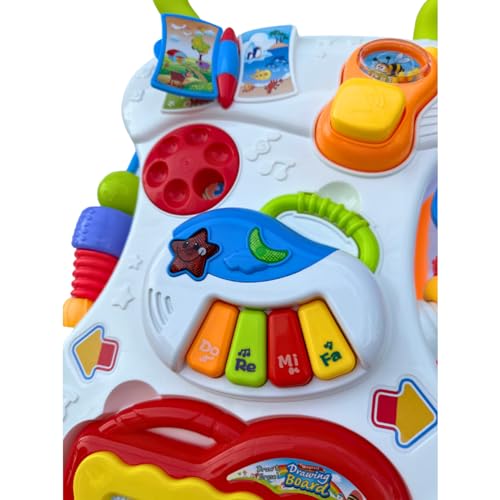 Andador Educativo Didático Musical Kidino Ginasio Andador para Bebê Andador Centro de Atividades Par