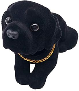 Bobble Head Labrador, Car Decoration Nodding Dog Ornaments High Emulation Dog Dashboard Vehicle Desk Tabletop Office Decor Car Gift for Men(Labrador)