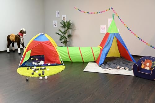 Knorrtoys 55200 - Zeltstadt Zenovia, Blau und Weiß