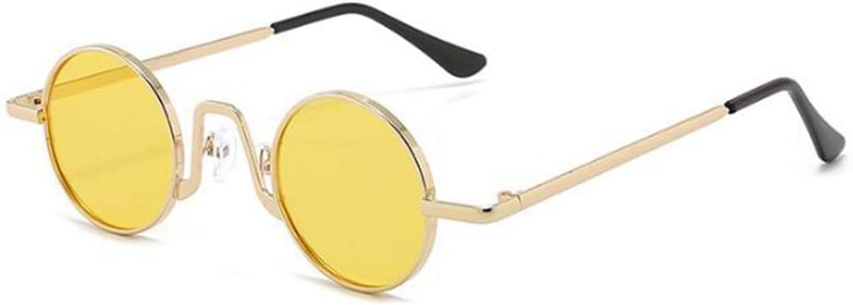 Men Women Retro Metal Round Reading Glass UV Protection Tinted Lens Outdoor Reading Glasses