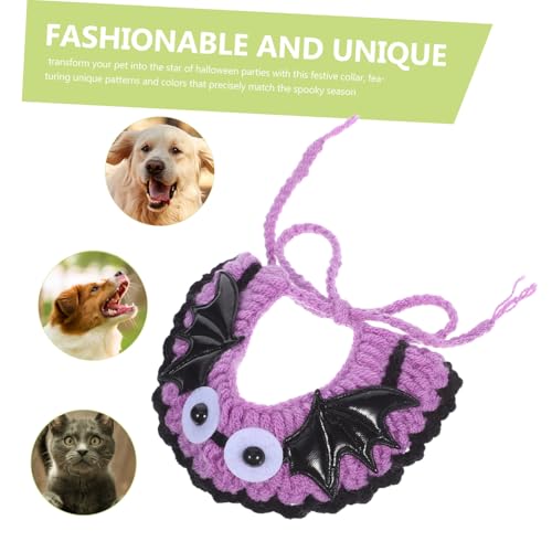 Écharpe d'Halloween pour petits chiens chats au design imprimé unique
