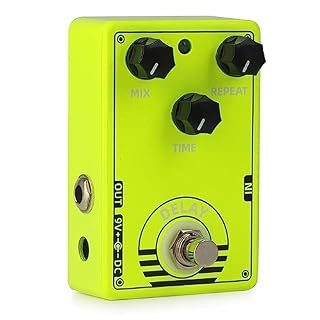 OUSIKA Pédale d’effet de Guitare à Retard True Bypass Pièces de Guitare électrique Accessoires Pédale d’effet de Guitare Tuner - Les Beatles, Paul McCartney, John Lennon, RIngo Starr, George Harrison OUSIKA Pédale d'effet de Guitare à Retard True Bypass Pièces de Guitare électrique Accessoires Pédale d'effet de Guitare Tuner – Image 2