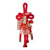 LRXFPIYF Chinesischer Knotenanhänger, Zum Aufhängen, Feng Shui, Orientalische Neujahrsdekoration für Laden, Fest, Wohnzimmer, Schlafzimmer, Style B