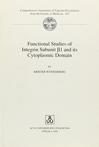 Functional Studies of Integrin Subunit B1 and Its Cytoplasmic Domain (Comprehensive Summaries of Uppsala Dissertations)