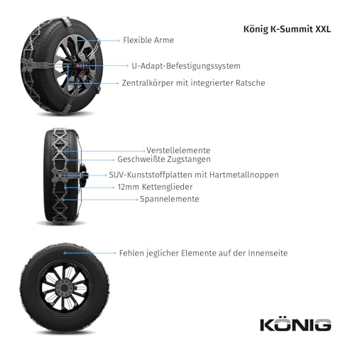 KÖNIG K-Summit XXL K79 - Schneeketten