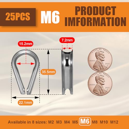 Guardacabos para cables de acero 10 Imagen adicional