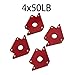 TANKSTORM Welding Magnet New Set Tig Arc Mig Magnetic Welding Square Magnetic Welding Holder 4 Pack 50 lbs Capacity (76002)