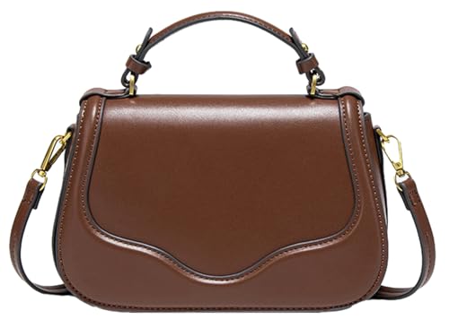 Small Tote Bag for Women Crossbody Handbag Trendy Shoulder Purses Vegan Leather Satchel Handbags with Shoulder Strap