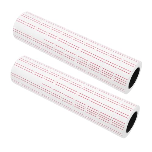 OSOLADY 20 Rolls Tag Sticker White Sale Tags Paper Retail Sale Signs Adhesive Tag