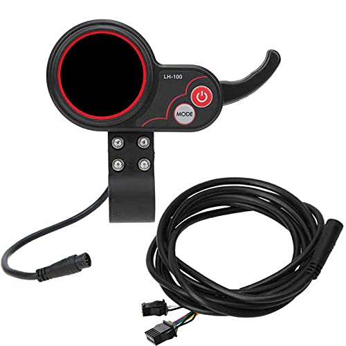 Acceleratore Monopattino Elettrico 2. 4V / 36V / 48V / 60V E -Bike Display Thumb Thumb Thumb Thumb 2in1 Pannello di controllo tachimetro for bicicletta elettrica bicicletta scooter e-bike(48V)