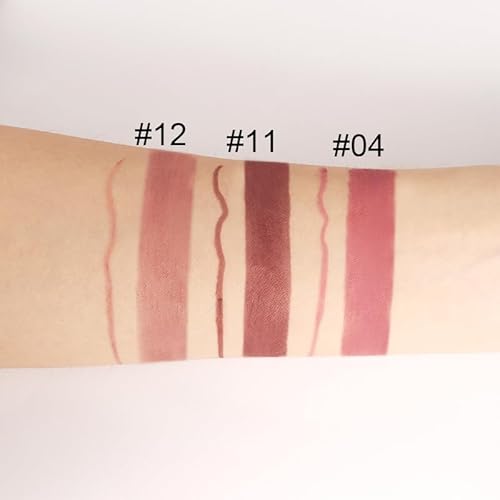 Evpct 3Pcs Chestnut Nude Brown Matte Lip Liner And Lipstick Combo Set Kit For Women Dnm Antique Rose Magic Lipstick 24 Hours Original Lip Liner Makeup Stain Long Lasting Waterproof Smudge Proof Labial thumb #4