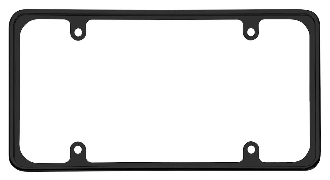 Cruiser Accessories 30650 Perimeter License Plate Frame, Black