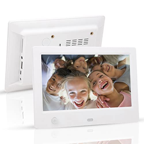 Porta-retratos digital, 7 polegadas 800x480 HD Álbum eletrônico 16: 9 Wide Screen Imagem eletrônica/