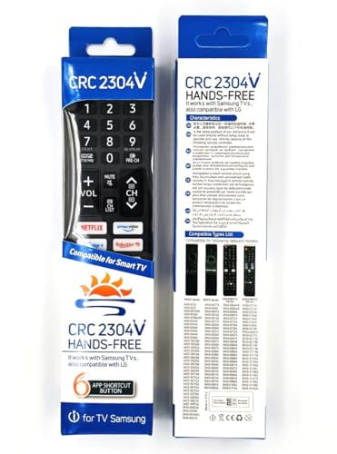 Universal TV Fernbedienung für alle Samsung Smart LCD LED QLED UHD 4K 8K 3D TV Fernsehers Universal TV Fernbedienung für alle Samsung Smart LCD LED QLED UHD 4K 8K 3D TV Fernsehers