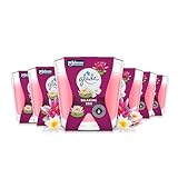 Glade Décor Duftkerze im Glas, Relaxing Zen, bis zu 22 Stunden Brenndauer, 6er Pack (6 x 70 g)