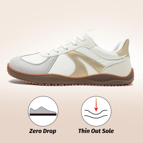 HOBIBEAR Wide Barefoot Shoes Hands Free Slip On Classic Retro Fashion Sneakers for Women Men - Image 5