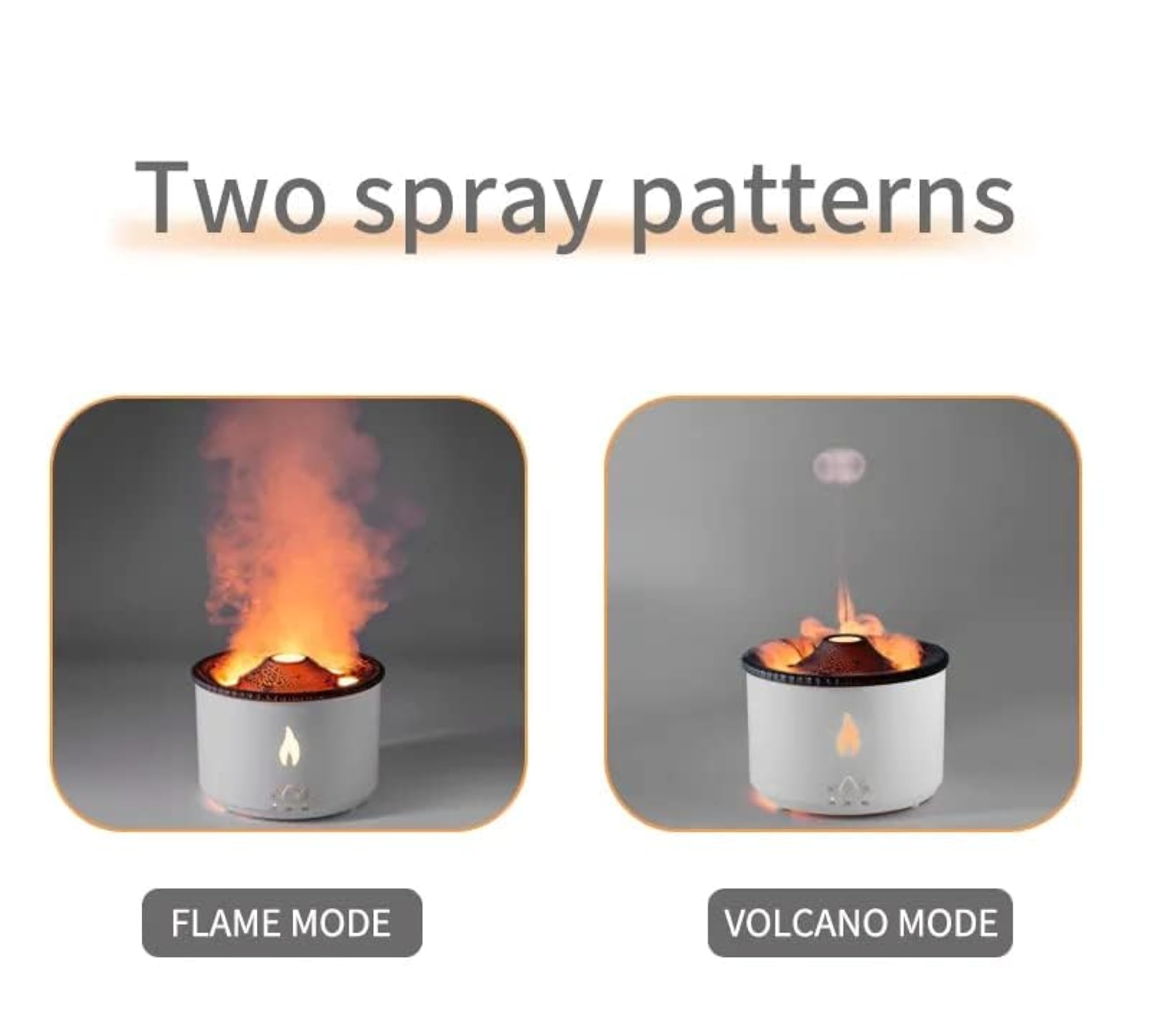 Essential Diffusers Volcano Flame Aroma Diffuser for Home