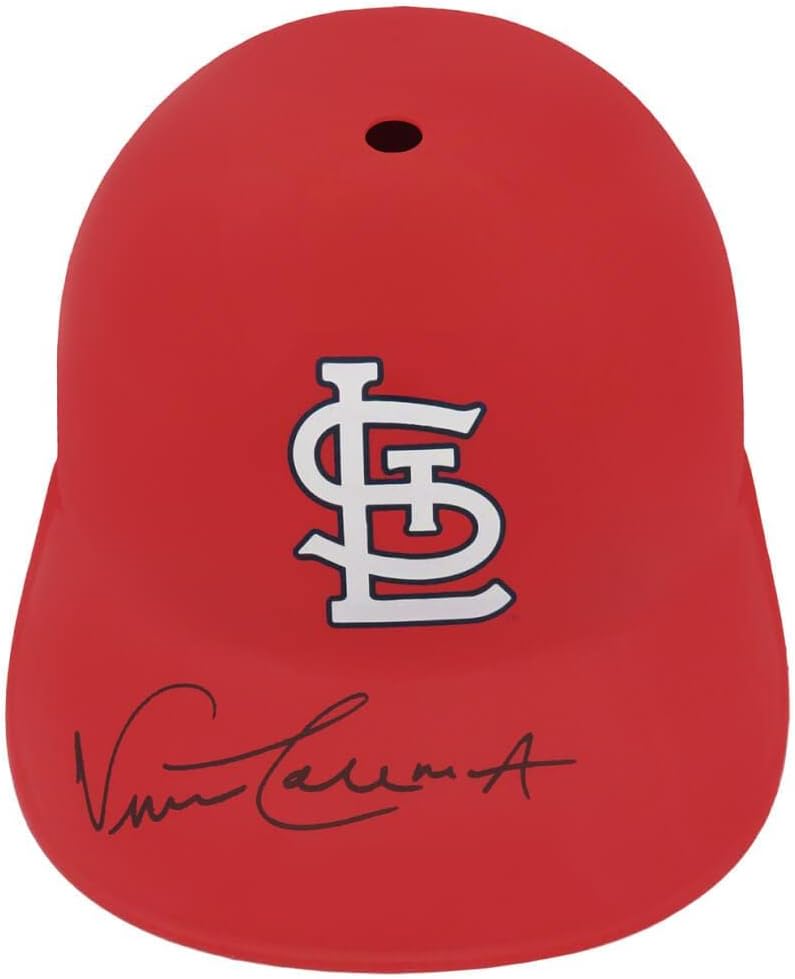 Vince Coleman Signed St. Louis Cardinals Souvenir Replica Baseball Batting Helmet - Autographed MLB Helmets