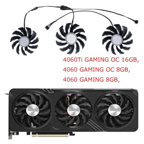 RTX 4070 SUPER EAGLE OC Ventilador Triple PLD08010S12HH para RTX 4060Ti WINDFORCE 4
