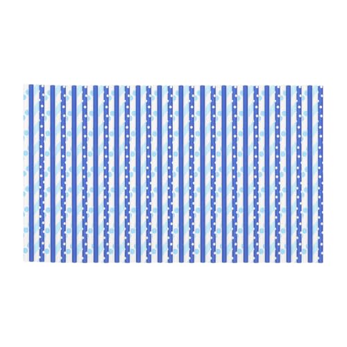 200 pitillos desechables de papel azul miniatura 1