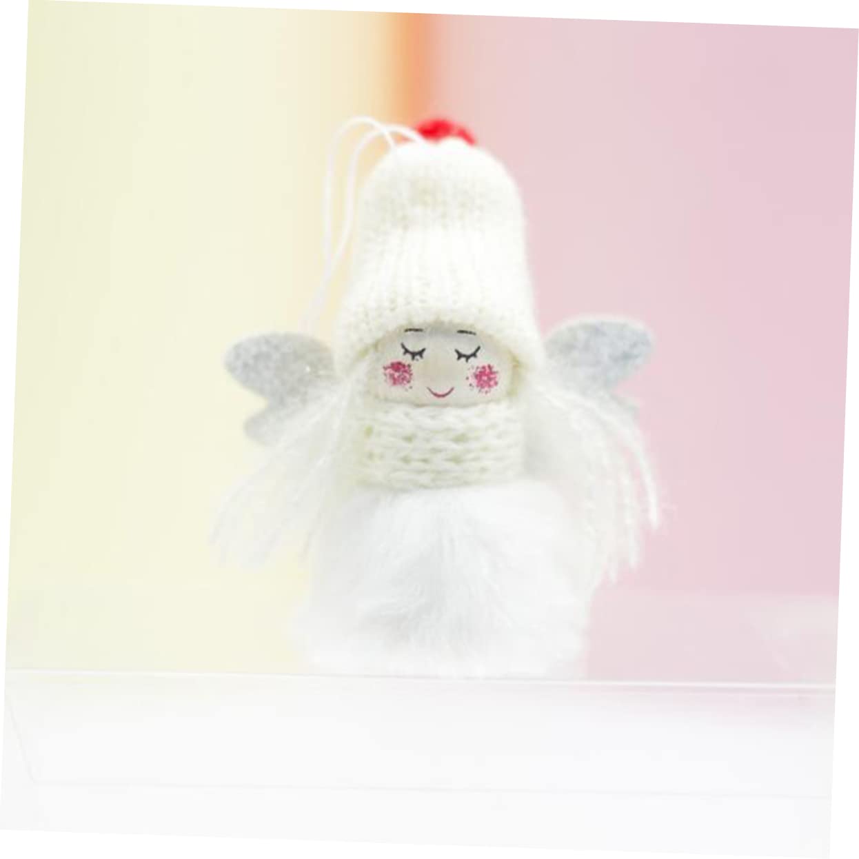 ABOOFAN 18 Pollici Ornamenti Appesi All'albero Di Natale Ciondolo Appeso in Legno Di Natale Artigianato Di Ornamenti Natalizi Fai Da Te Regalo Di Per Bambini Ornamento Ragazza