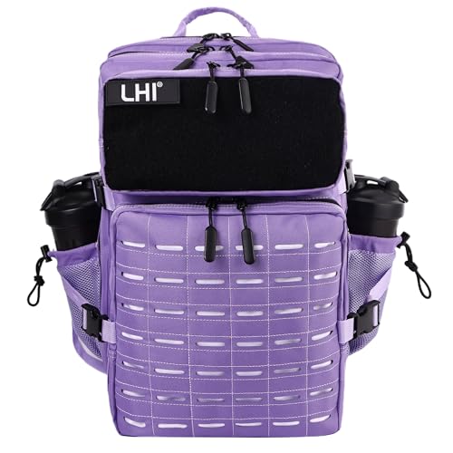 Image of LHI Tactical Military Backpack for Men 25L /45L Large Molle Army Assault Pack 3 Day Hiking Rucksack With Bottle Holder