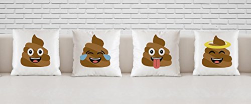 Oedim Coussin 40 x 40 cm Emoji Shit Alegre
