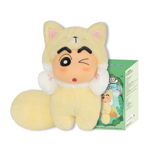 52TOYS Crayon Shin-chan Big Tails Series Vinyl Doll Collectible Toy- 5.91inch Action Figure with Soft Touch, Movable Joints, Perfect for Home Decor & Gifts