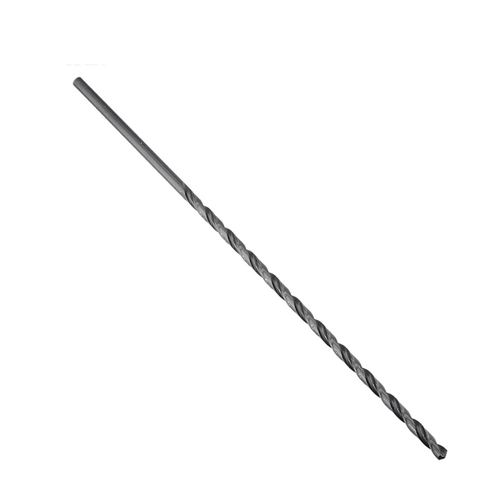 Werkzeuge 4 mm-16 mm x 400 mm OAL HSS M2 lange Spiralbohrer aus Schwarzoxid für Metallbearbeitung, legierten Stahl und Gusseisen 1 Stück (10 mm 1 Stück)