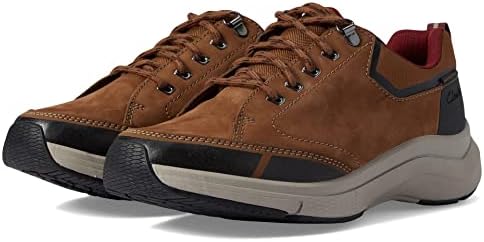 Clarks Men's Wave 2.0 Vibe Sneaker, Tan Oil Leather, 11.5 | Image 3