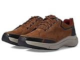 Clarks Men's Wave 2.0 Vibe Sneaker, Tan Oil Leather, 10 Medium US