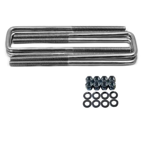 BST BSSP Rear Leaf Spring Axle Square U-Bolt Kit 3