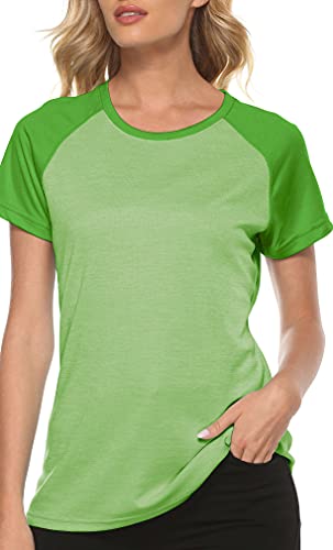 MoFiz-Womens-Short-Sleeve-UPF-50-Sun-Protection-Sports-T-Shirt-Quick-Dry-Running-Workout-Athletic-Tee-Top