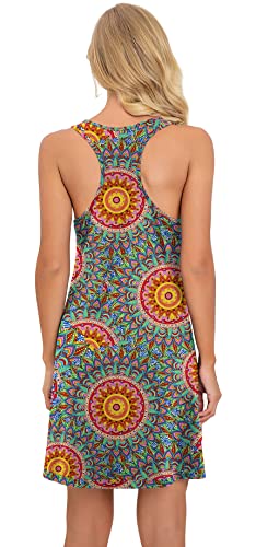 Prinstory Women Sleeveless Nightgowns Racerback Sleepdress Cotton Sleepwear For Women #TOP1