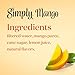 SIMPLY MANGO JUICE DRINK 52oz