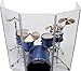 Drum Shield DS4 L 5 Section Drum Shield Acrylic Drum Panels with Flexible Hinges