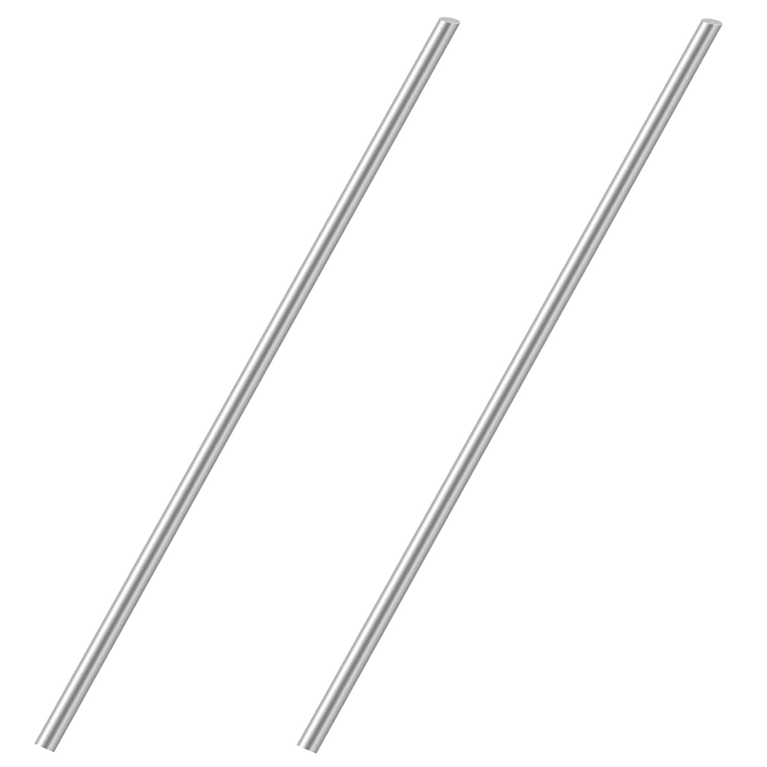 Barras Acero Inoxidable 10x300mm - Lote de 2 Unidades para Bricolaje