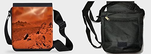 BANDOLERA PEQUEÑA paisaje marciano marte extraterrestre alien bolso bandoleer.