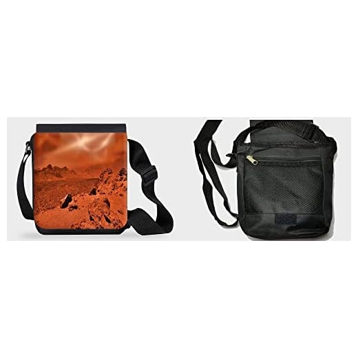BANDOLERA PEQUEÑA paisaje marciano marte extraterrestre alien bolso bandoleer.